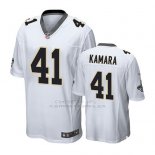 Camiseta NFL Hombre Saints Alvin Kamara Blanco Game