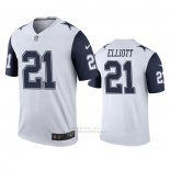 Camiseta NFL Legend Dallas Cowboys Men Ezekiel Elliott Blanco Color Rush