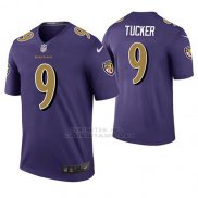 Camiseta NFL Legend Hombre Baltimore Ravens Justin Tucker Violeta Color Rush