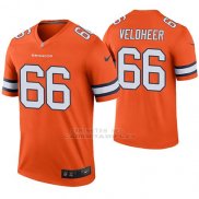 Camiseta NFL Legend Hombre Denver Broncos Jarojo Veldheer Naranja Color Rush