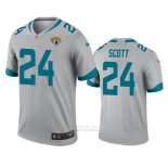 Camiseta NFL Legend Jacksonville Jaguars Josiah Scott Inverted Gris