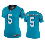 Camiseta NFL Legend Mujer Carolina Panthers Teddy Bridgewater Azul Color Rush