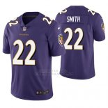 Camiseta NFL Limited Hombre Baltimore Ravens Jimmy Smith Violeta Vapor Untouchable