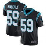 Camiseta NFL Limited Hombre Carolina Panthers 59 Luke Kuechly Negro Stitched Vapor Untouchable