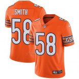 Camiseta NFL Limited Hombre Chicago Bears 58 Roquan Smith Naranja Vapor Untouchable