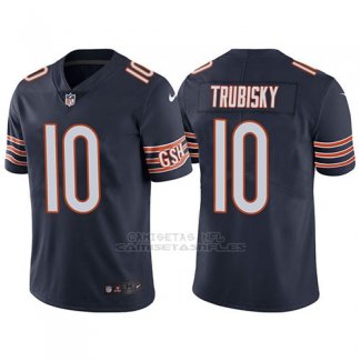 Camiseta NFL Limited Hombre Chicago Bears Mitchell Trubisky Azul Vapor Untouchable