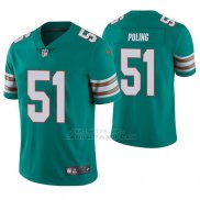 Camiseta NFL Limited Hombre Miami Dolphins Quentin Poling Aqua Vapor Untouchable
