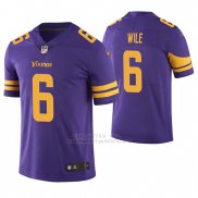 Camiseta NFL Limited HombreMinnesota Vikings Matt Wile Violeta Color Rush