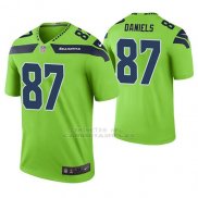 Camiseta NFL Limited Hombre Seattle Seahawks Darrell Daniels Verde Color Rush