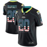 Camiseta NFL Limited Hombre St Louis Rams Jalen Jaguars Negro 2018 USA Flag Fashion Color Rush