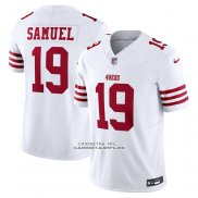 Camiseta NFL Limited San Francisco 49ers Deebo Samuel Vapor F.U.S.E. Blanco
