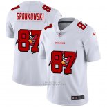 Camiseta NFL Limited Tampa Bay Buccaneers Gronkowski Logo Dual Overlap Blanco