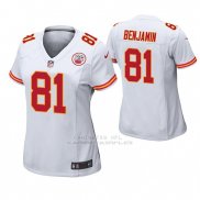 Camiseta NFL Mujer Kansas City Chiefs Kelvin Benjamin Blanco