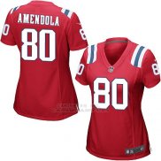 Camiseta New England Patriots Amendola Rojo Nike Game NFL Mujer