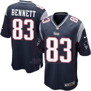 Camiseta New England Patriots Bennett Negro Nike Game NFL Hombre