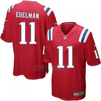 Camiseta New England Patriots Edelman Rojo Nike Game NFL Hombre