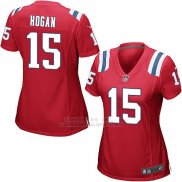 Camiseta New England Patriots Hogan Rojo Nike Game NFL Mujer