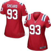 Camiseta New England Patriots Sheard Rojo Nike Game NFL Mujer