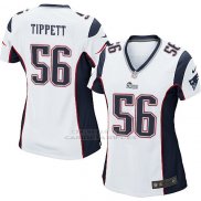 Camiseta New England Patriots Tippett Blanco Nike Game NFL Mujer
