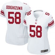 Camiseta New York Giants Odighizuwa Blanco Nike Game NFL Mujer