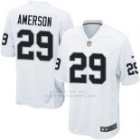 Camiseta Oakland Raiders Amerson Blanco Nike Game NFL Hombre