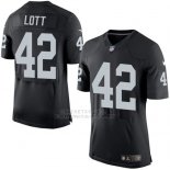 Camiseta Oakland Raiders Lott Negro Nike Elite NFL Hombre