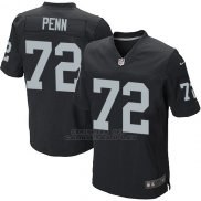 Camiseta Oakland Raiders Penn Negro Nike Elite NFL Hombre