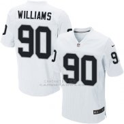 Camiseta Oakland Raiders Williams Blanco Nike Elite NFL Hombre