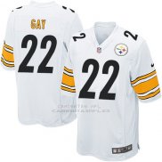 Camiseta Pittsburgh Steelers Gay Blanco Nike Game NFL Nino
