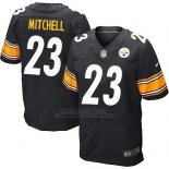 Camiseta Pittsburgh Steelers Mitchell Negro Nike Elite NFL Hombre