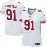 Camiseta San Francisco 49ers Armstead Blanco Nike Game NFL Mujer