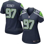 Camiseta Seattle Seahawks Kerney Azul Oscuro Nike Game NFL Mujer
