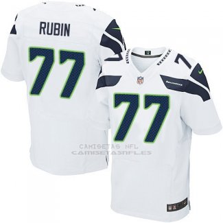 Camiseta Seattle Seahawks Rubin Blanco Nike Elite NFL Hombre