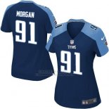 Camiseta Tennessee Titans Morgan Azul Oscuro Nike Game NFL Mujer