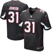 Camiseta Arizona Cardinals Johnson Negro Nike Elite NFL Hombre