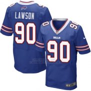 Camiseta Buffalo Bills Lawson Azul Nike Elite NFL Hombre