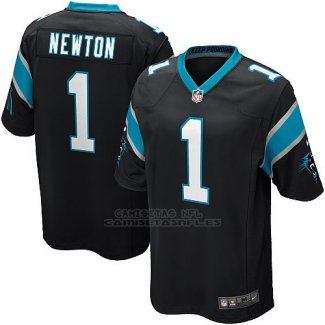 Camiseta Carolina Panthers Newton Negro Nike Game NFL Nino