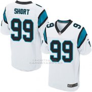 Camiseta Carolina Panthers Short Blanco Nike Elite NFL Hombre