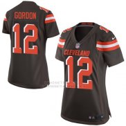 Camiseta Cleveland Browns Gordon Marron Nike Game NFL Mujer