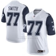 Camiseta Dallas Cowboys Smith Blanco y Profundo Azul Nike Elite NFL Hombre