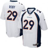 Camiseta Denver Broncos Roby Blanco Nike Game NFL Hombre