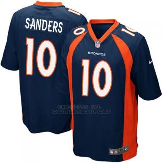 Camiseta Denver Broncos Sanders Azul Oscuro Nike Game NFL Hombre