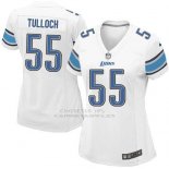 Camiseta Detroit Lions Tulloch Blanco Nike Game NFL Mujer