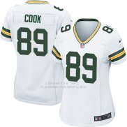 Camiseta Green Bay Packers Cook Blanco Nike Game NFL Mujer