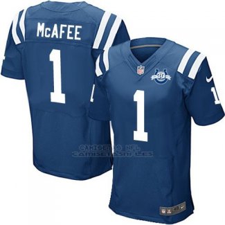 Camiseta Indianapolis Colts Mcafee Azul Nike Elite NFL Hombre