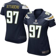 Camiseta Los Angeles Chargers AttaochuNegro Mujer Nike Game NFL