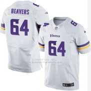 Camiseta Minnesota Vikings Beavers Blanco 2016 Nike Elite NFL Hombre