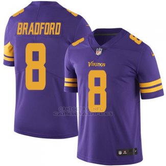 Camiseta Minnesota Vikings Bradford Violeta Nike Legend NFL Hombre