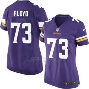 Camiseta Minnesota Vikings Floyd Violeta Nike Game NFL Mujer