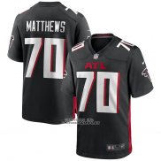 Camiseta NFL Game Atlanta Falcons Jake Matthews Negro